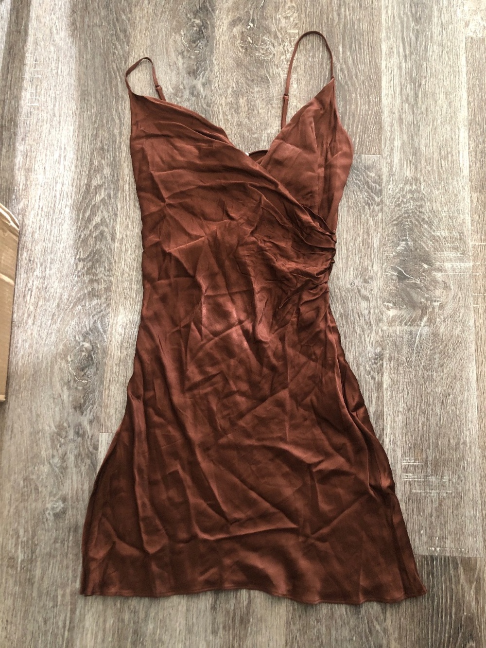 Silk Brown Gown L